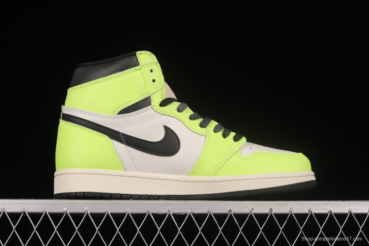 Air Jordan 1 High OG Volt Fluorescent Green 555088-702