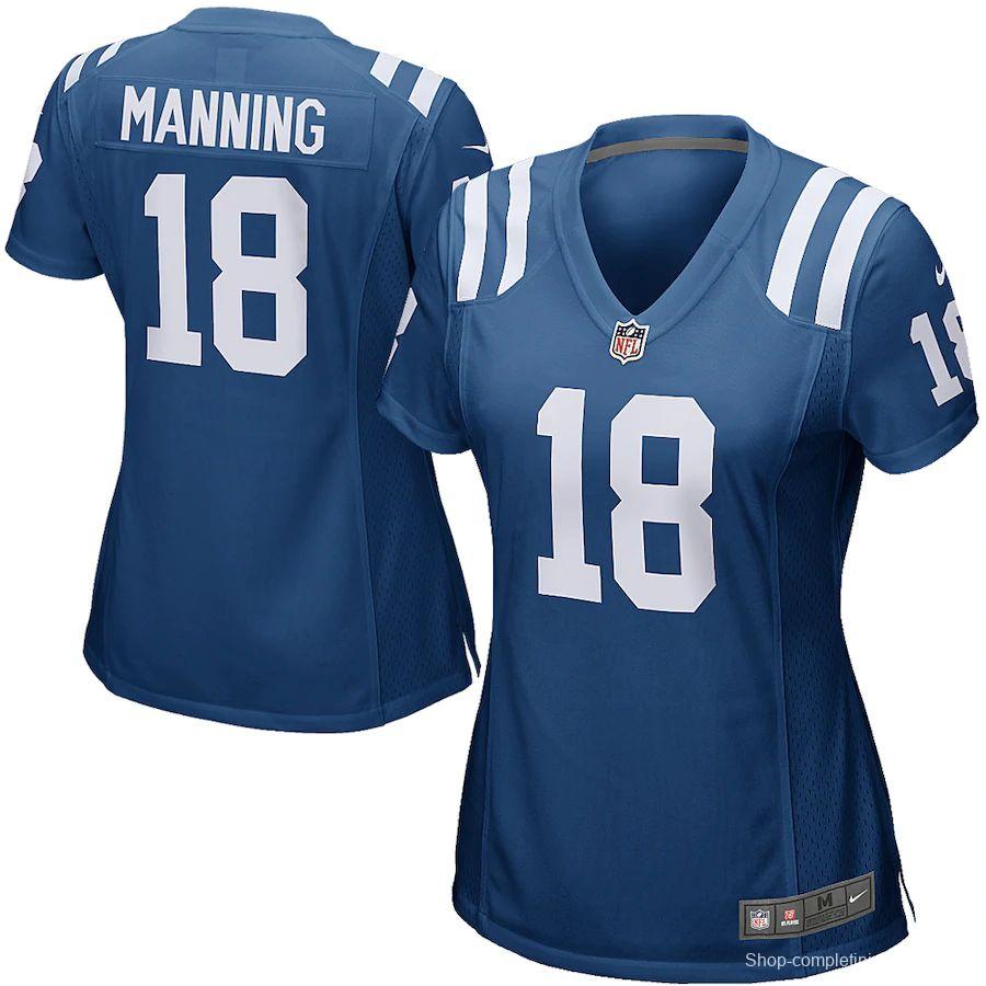 Women's Peyton Manning Royal Retired Player Limited Team Jersey