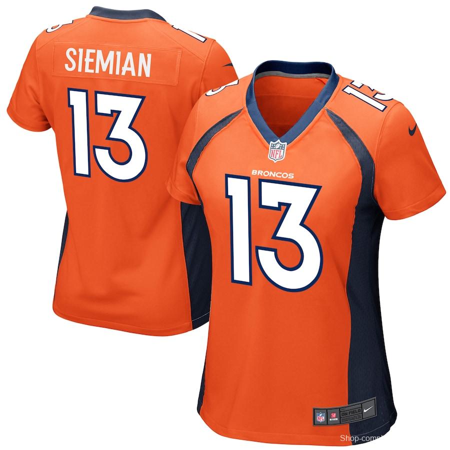 Women's Trevor Siemian Orange Player Limited Team Jersey