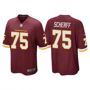 Men's #75 Brandon Scherff Burgundy Player Limited Team Jersey