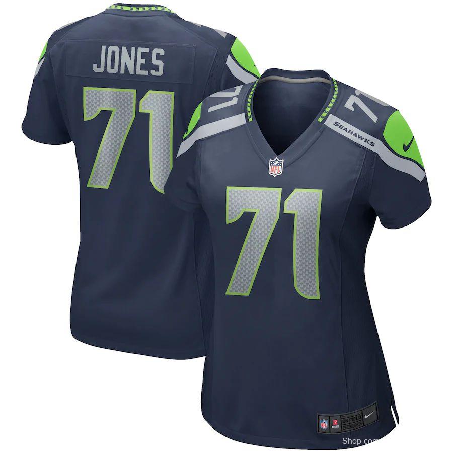 Women's Walter Jones College Navy Retired Player Limited Team Jersey