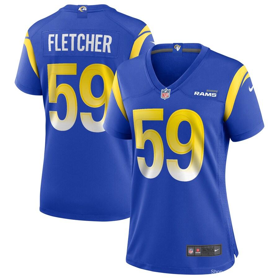 Women's London Fletcher Royal Retired Player Limited Team Jersey