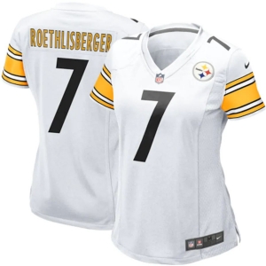 Women's Ben Roethlisberger White Player Limited Team Jersey