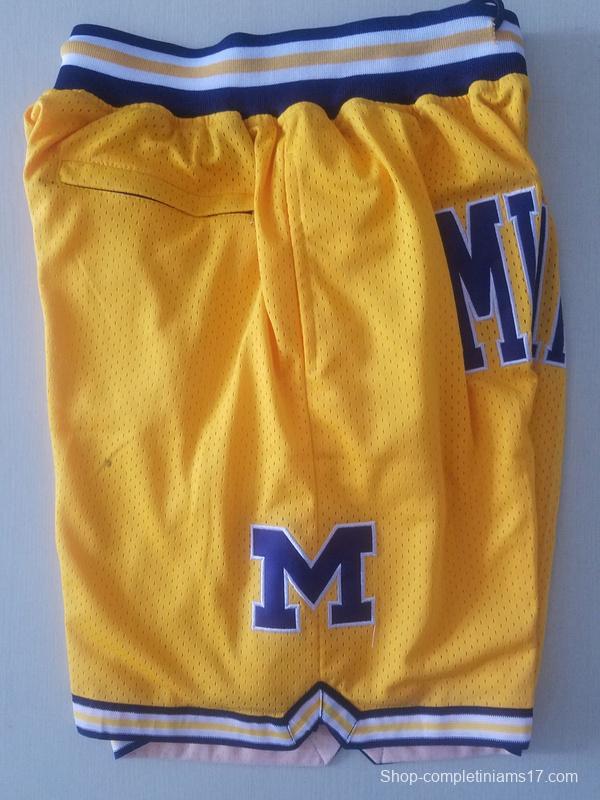 Michigan State College Navy Blue Basketball Shorts