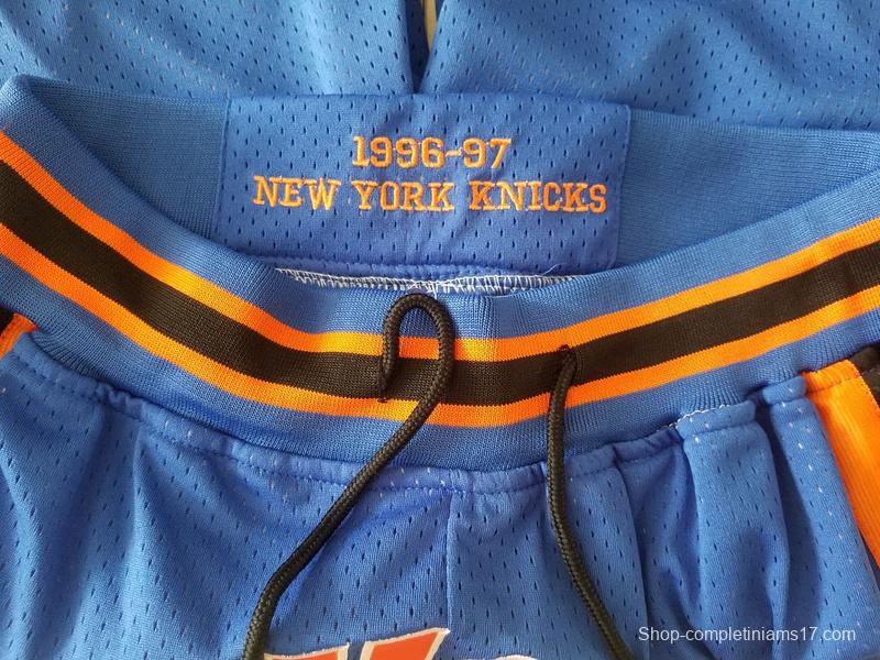 New York 1996-97 Throwback Classics Basketball Team Shorts