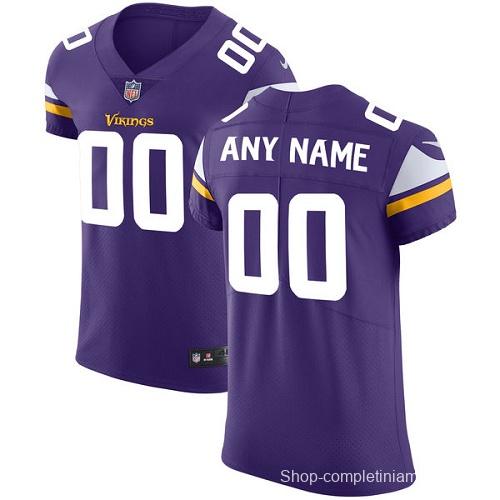 Men's Purple Custom Elite Team Jersey