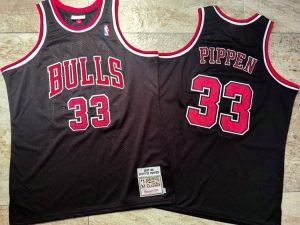 Men's Scottie Pippen Black Retro Classic Team Jersey