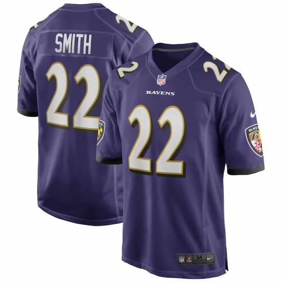 Men's Jimmy Smith Purple Player Limited Team Jersey