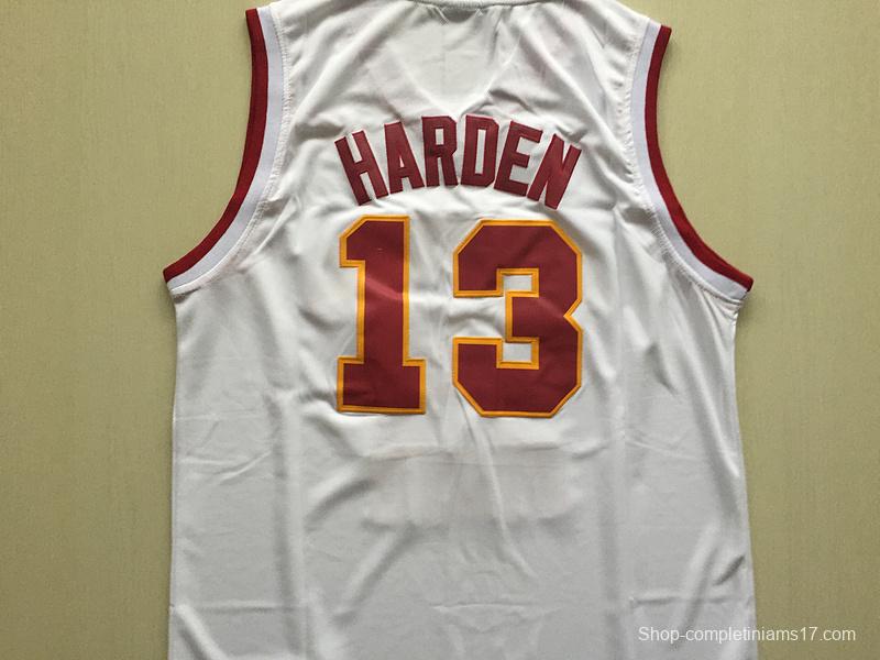 James Harden 13 Arizona State College White Basketball Jersey