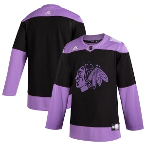 Youth Black Hockey Fights Cancer Practice Team Jersey