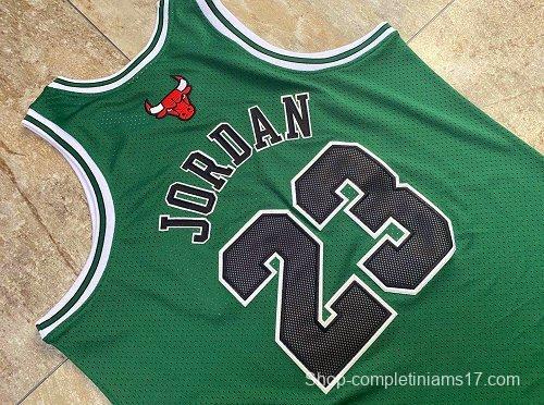 Men's Michael Jordan Green Retro Classic Team Jersey