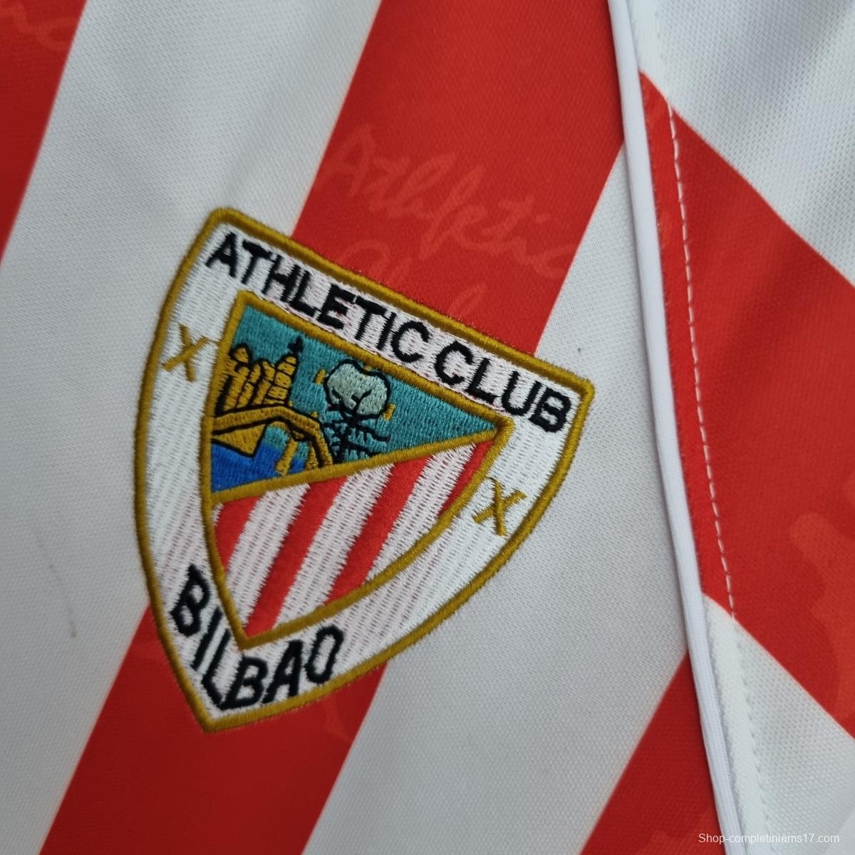 Retro 95/97 Athletic Bilbao home Soccer Jersey