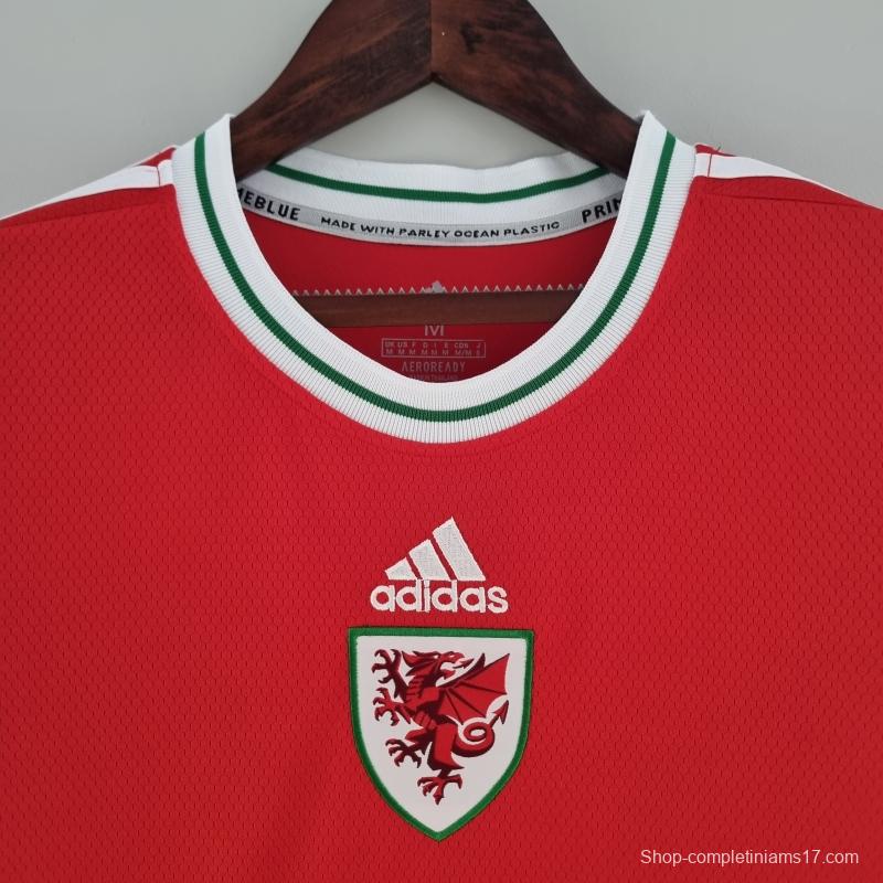 2022 Women Wales Red