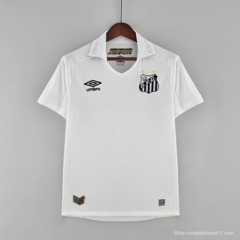 22/23 Santos Home Soccer Jersey