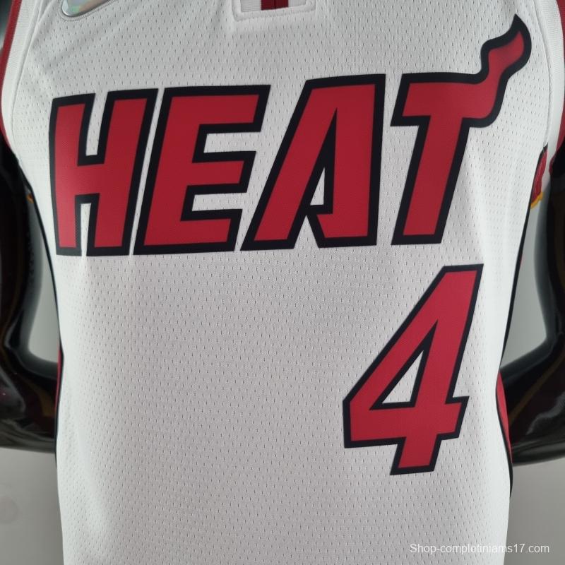 75th Anniversary Miami Heat OLADIPO#4 White NBA Jersey