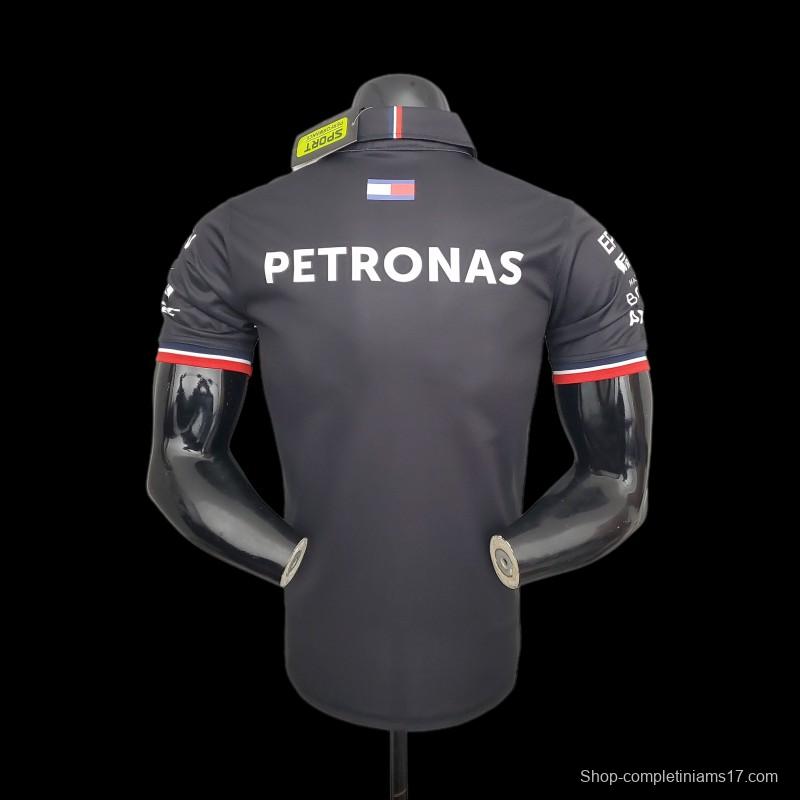 F1 Formula One Racing Suit; Mercedes POLO Black 