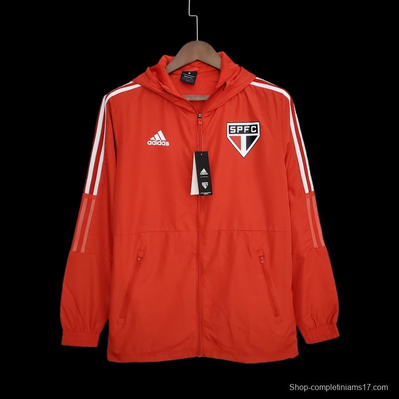 2022 Sao Paulo Windbreaker Red 