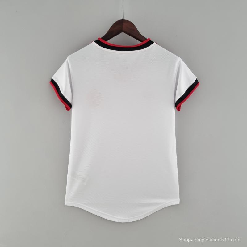 22/23 Women Flamengo Away  Soccer Jersey