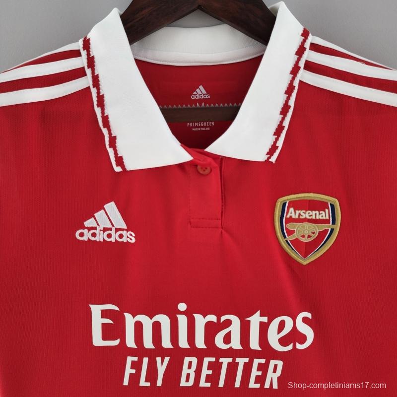 22/23 Women Arsenal Home  Soccer Jersey