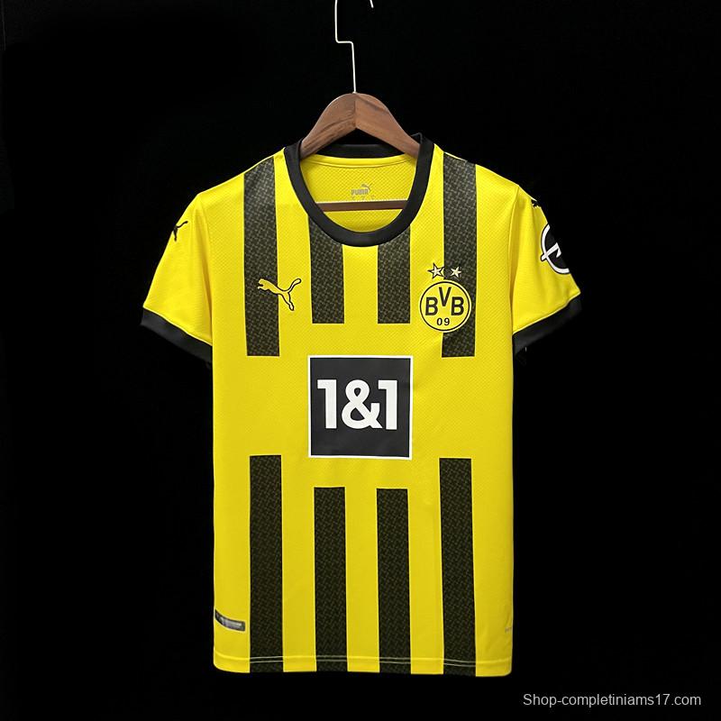 22/23 Dortmund Home  Soccer Jersey