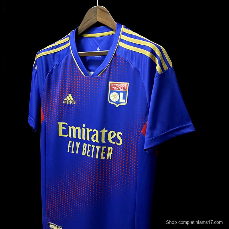 22/23 Lyon 3rd Away Soccer Jersey