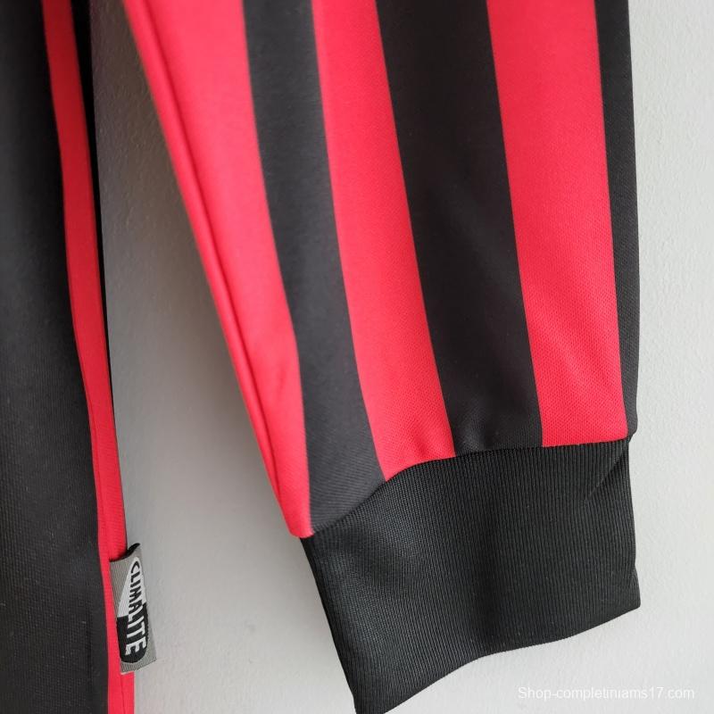 Retro Long Sleeve 99/00 AC Milan Home Soccer Jersey