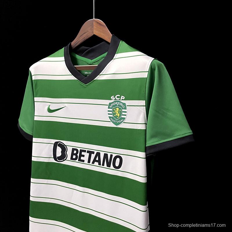 22/23 Sporting CP home Soccer Jersey