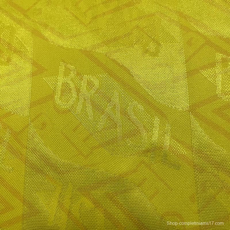 Retro 91/93 Brazil Home Soccer Jersey