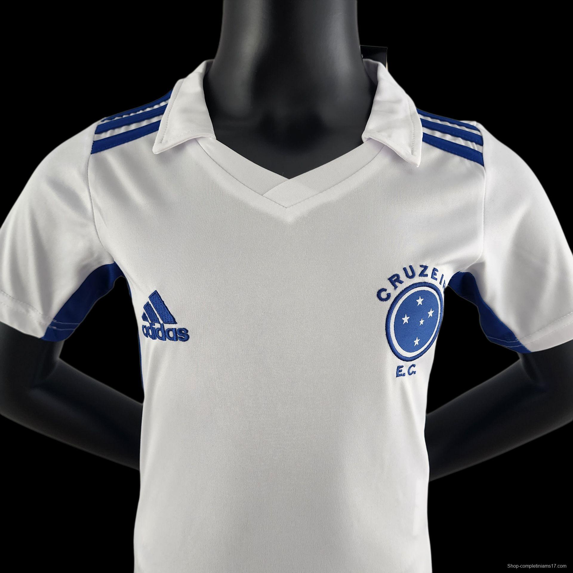 22/23 Cruzeiro Away  16-28 Soccer Jersey