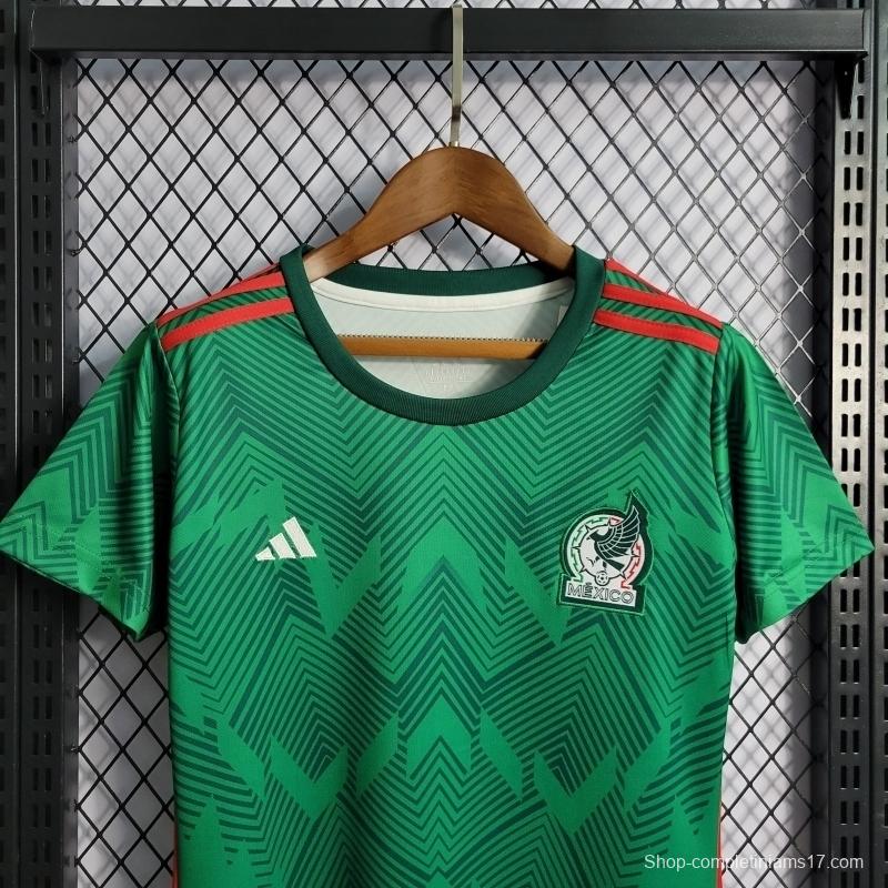 2022 Women's Mexico Home Soccer Jersey