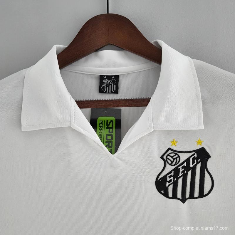 Retro Santos 1970 Home Soccer Jersey