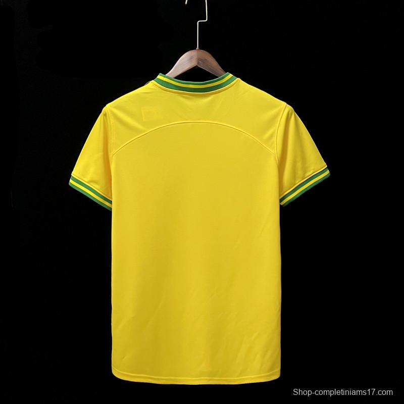 2022 Brazil Black Concept Yellow Jersey