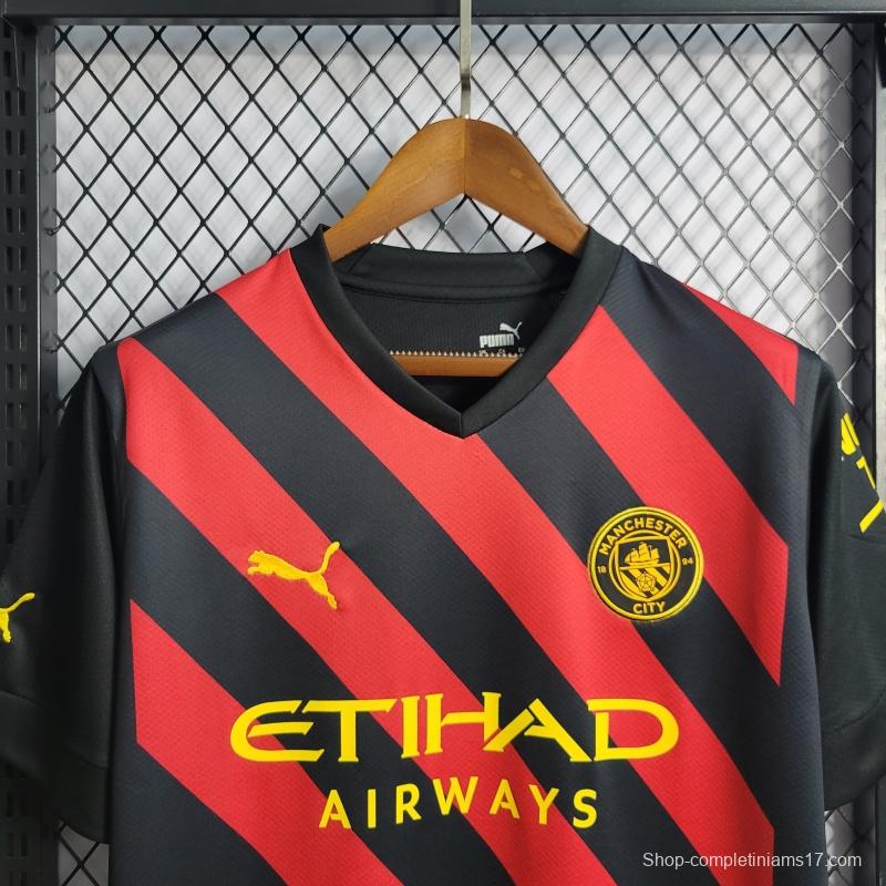 22/23 Manchester City Away Soccer Jersey