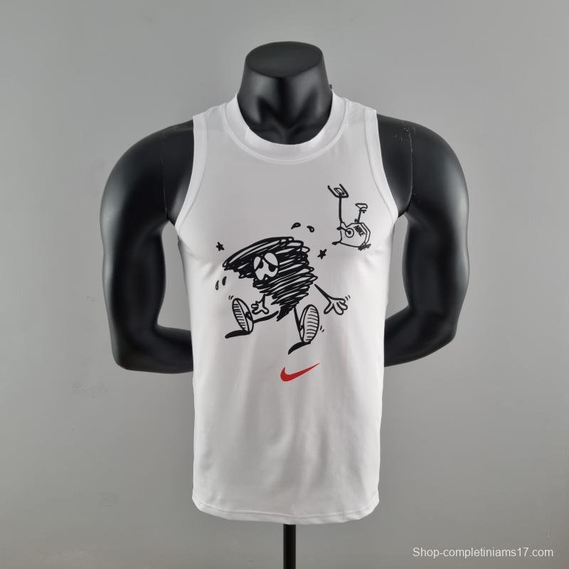 2022 NIKE White Vest Shirts #K000187