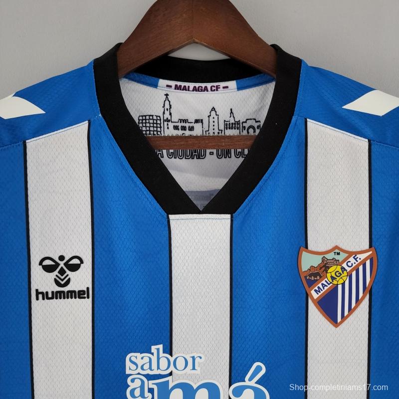 22/23 Malaga Home Soccer Jersey