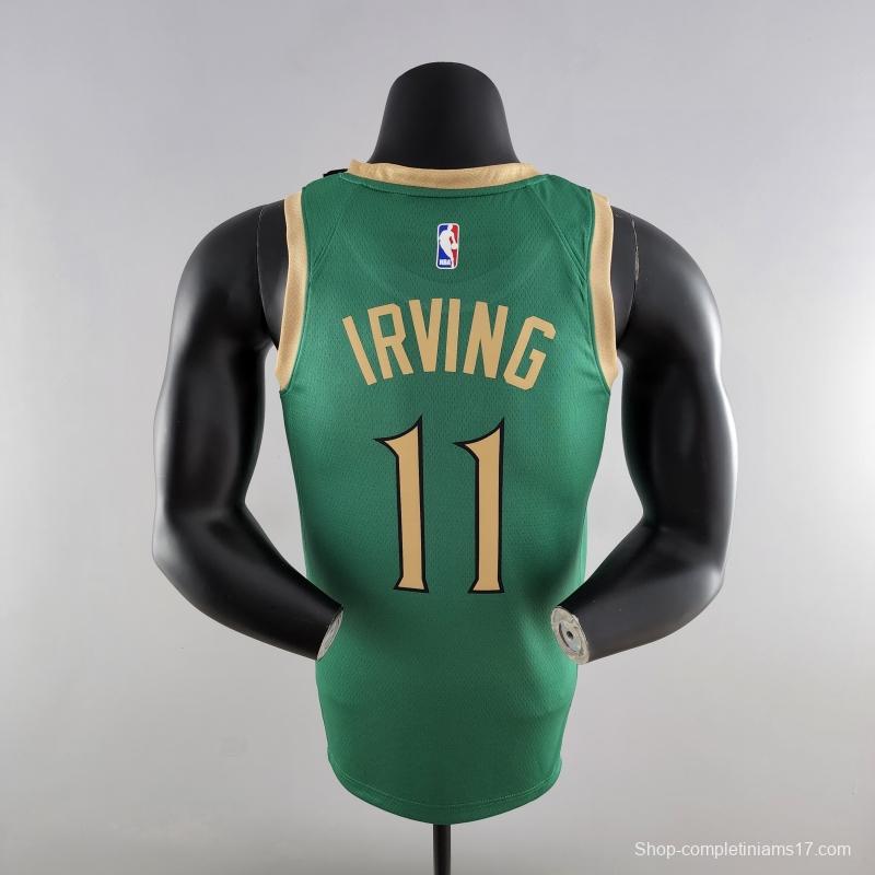 2020 IRVING #11 Boston Celtics City Edition Green NBA Jersey