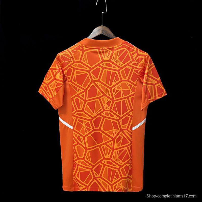 22/23 Cruzeiro Goalkeeper Orange Jersey