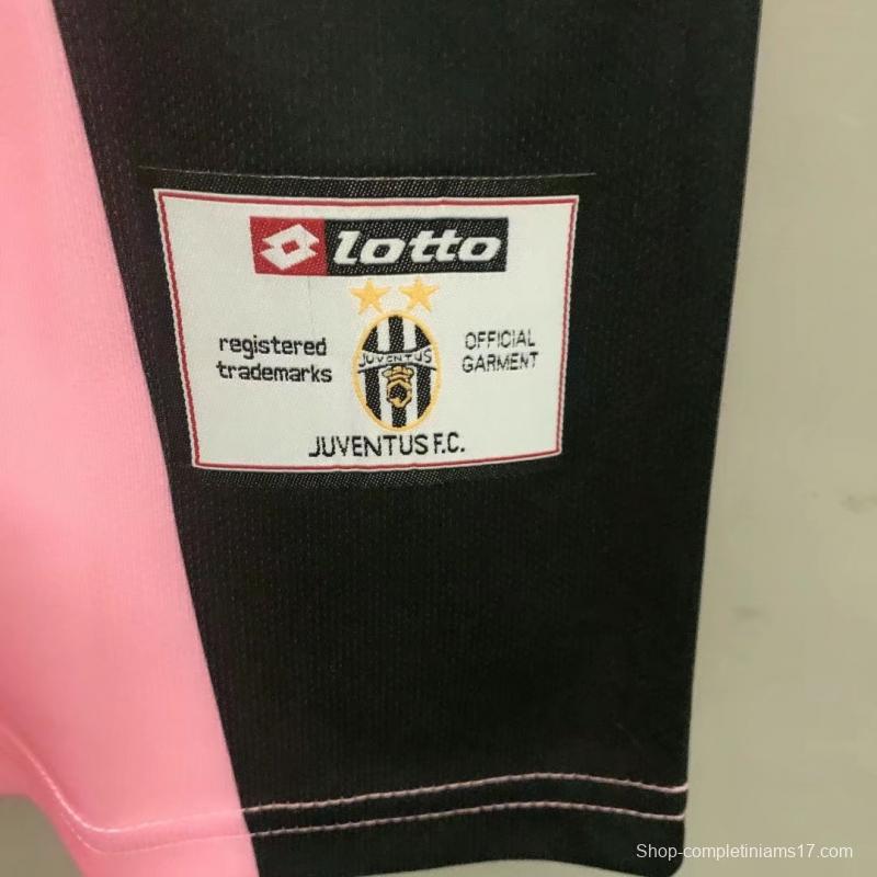 Retro 02/03 Juventus Goalkeeper Pink Jersey