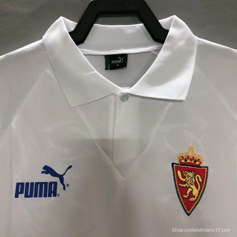 Retro 94/95 Zaragoza Home Soccer Jersey