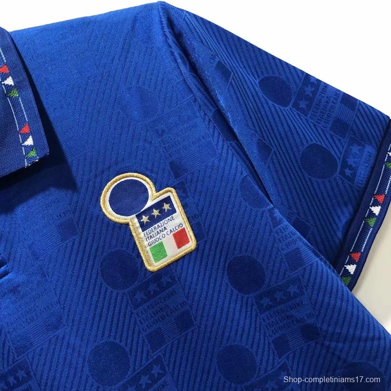 Retro 1994 Italy Home Soccer Jersey