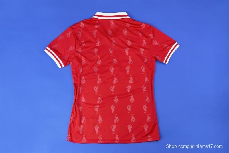 Retro 96/98 Liverpool Home Soccer Jersey