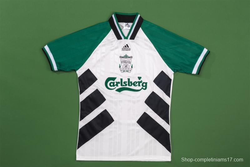 Retro 93/95 Liverpool Away Soccer Jersey