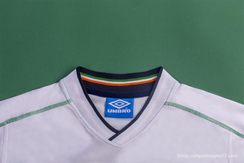 Retro 2002 Ireland Away Soccer Jersey