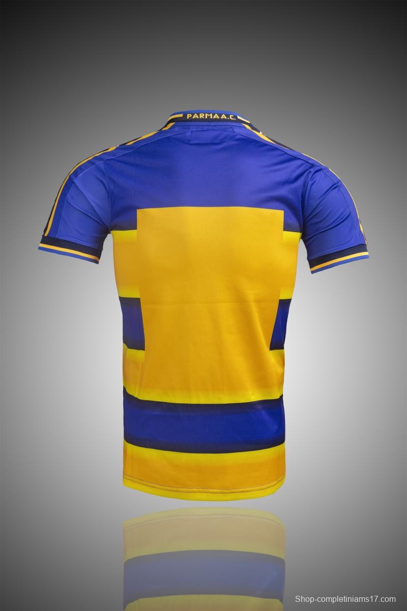 RETRO 01/02 Parma Home Soccer Jersey