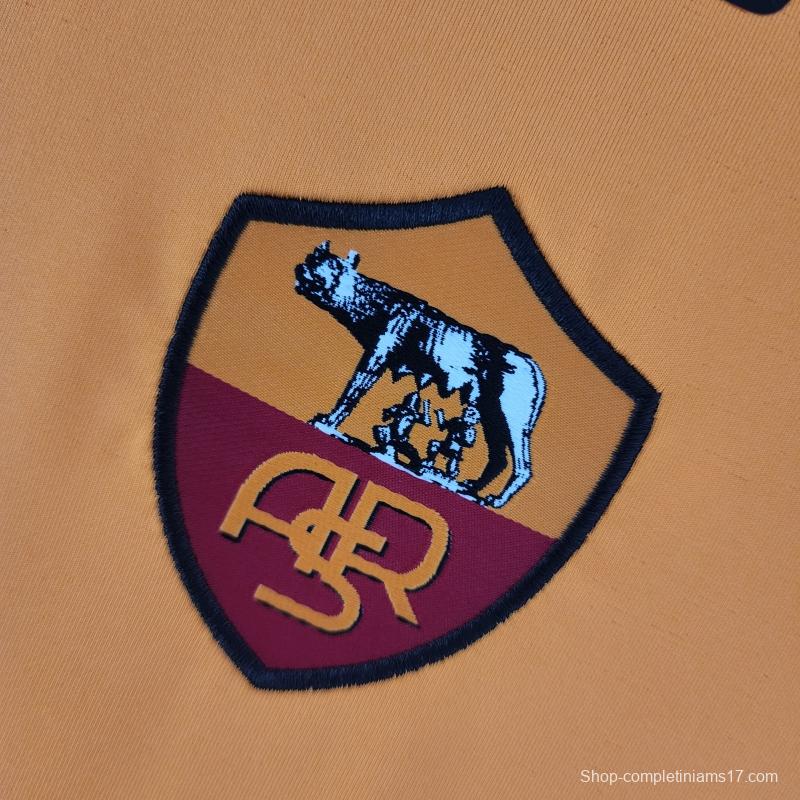 Retro 05/06 Long Sleeve Roma Home Soccer Jersey