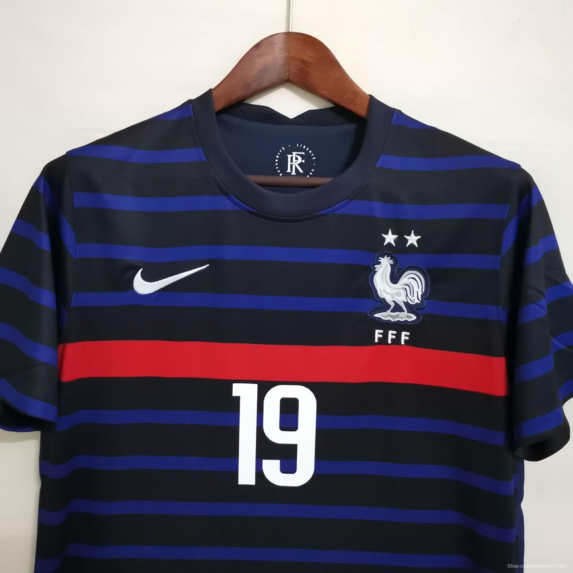 Retro 2020 France Benzema Jersey