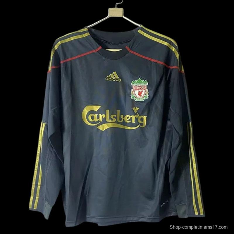 Retro 09/10 Liverpool Away Long Sleeve Jersey