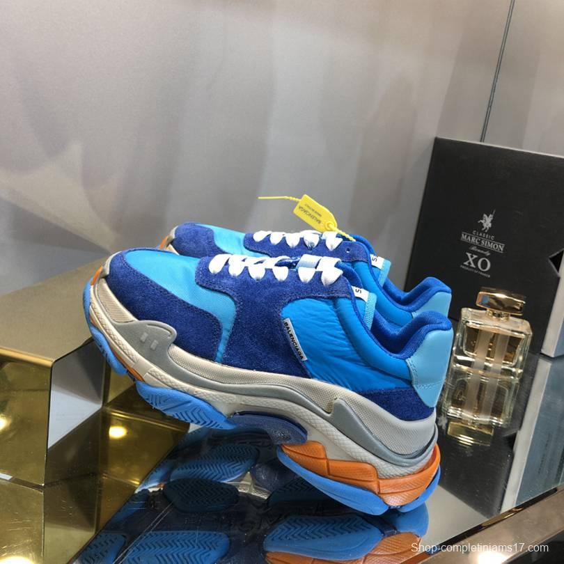 Men/Women Balenciaga Triple S Blue Sneaker Item 6380340