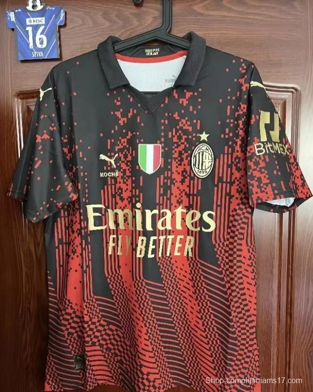 22/23 AC Milan X Koché Special Red/Black Jersey