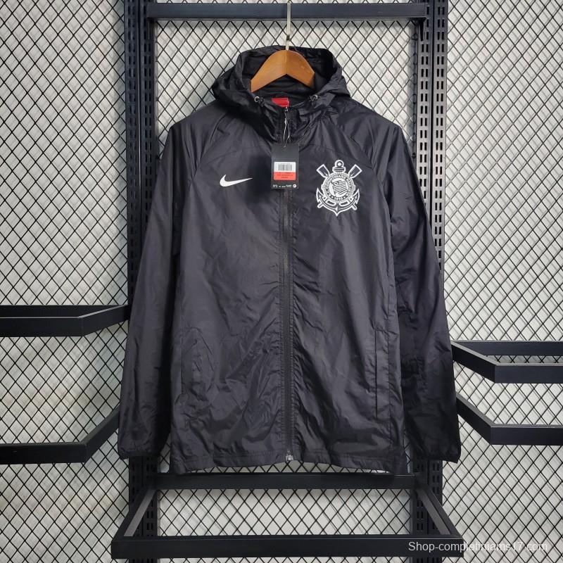 22-23 Corinthians Black Windbreaker